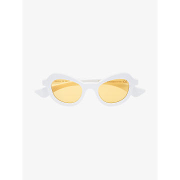 White Delfina acetate sunglasses