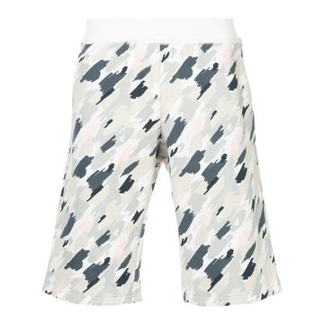 paintstroke print shorts