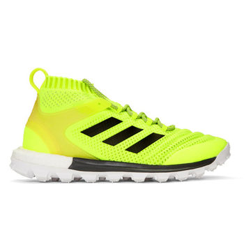 Yellow adidas Originals Edition Copa Mid PK Sneakers