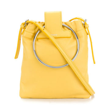 O-ring handle mini tote bag