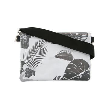 printed clutch bag