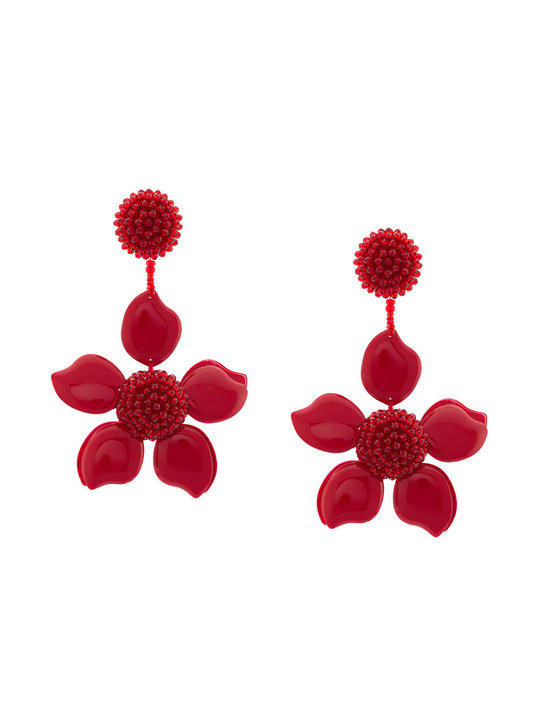 enamel flower earrings展示图