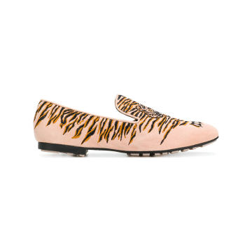 Tiger刺绣乐福鞋