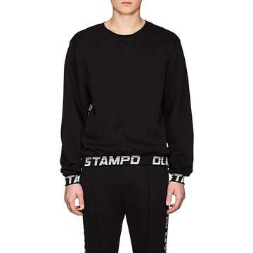 Logo-Jacquard Cotton-Blend Sweatshirt