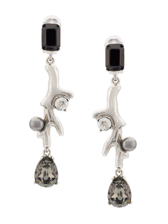 coral crystal earrings展示图