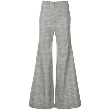 Memory flared trousers