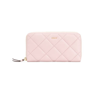 zipped quilted purse