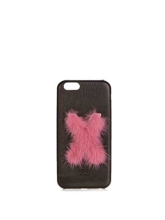 X mink-fur and leather iPhone® 6 case X mink-fur and leather iPhone® 6 case展示图