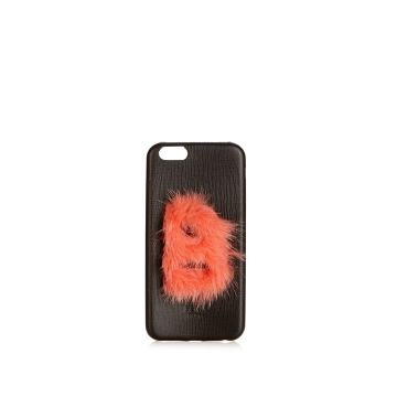 B mink-fur and leather iPhone® 6 case