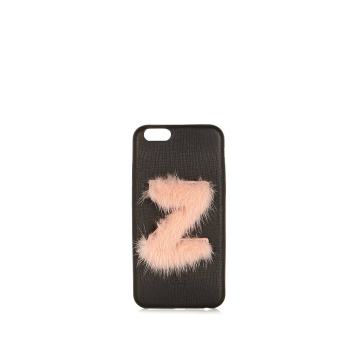 Z mink-fur and leather iPhone® 6 case