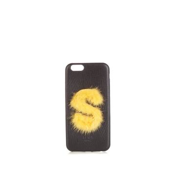 S mink-fur and leather iPhone® 6 case