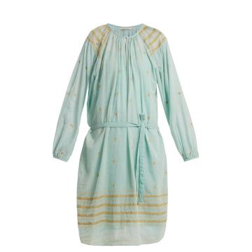 Tenerife embroidered cotton dress