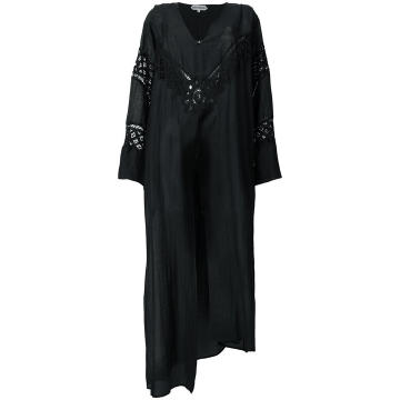 embroidered long tunic
