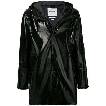 waterproof hooded rain jacket