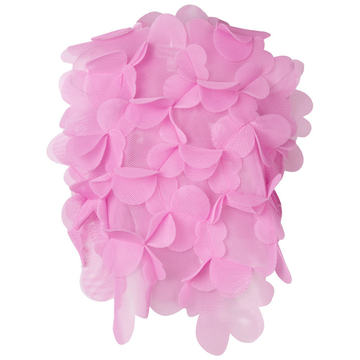 3D oversized petal effect dress