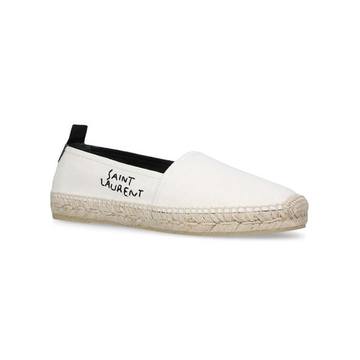 Embroidered Logo Espadrilles