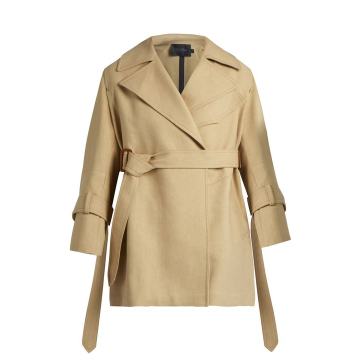 Kenneth belted trench coat