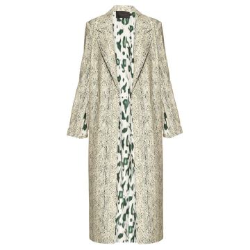 Halliwell leopard-print trench coat