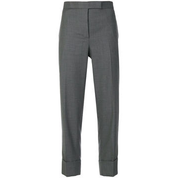 cropped tailored trousers