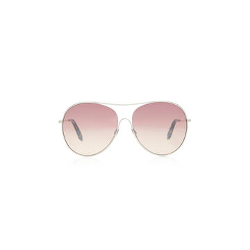 Round-Frame Acetate Sunglasses