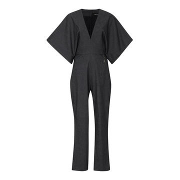 Dion Cotton Blend Straight Leg Jumpsuit