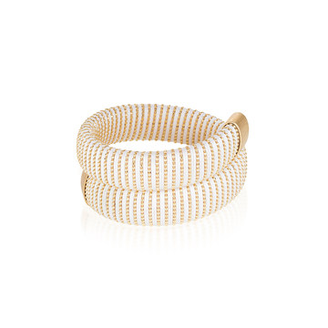 White Caro Gold-Plated Bracelet