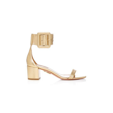 Casablanca Metallic Leather Sandals