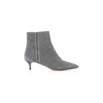 Quant Metallic Stretch-Knit Ankle Boots