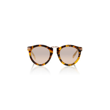 Harvest Rose Gold-Tone Metal and Tortoiseshell Acetate Sunglasses