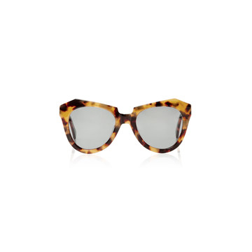 Number One Round-Frame Tortoiseshell Acetate Sunglasses