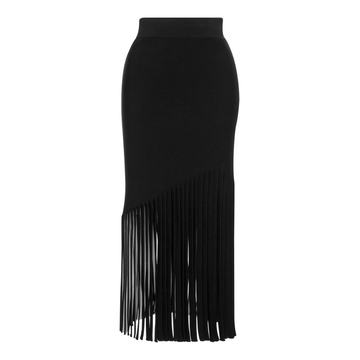 Marvella High Waisted Fringe Skirt