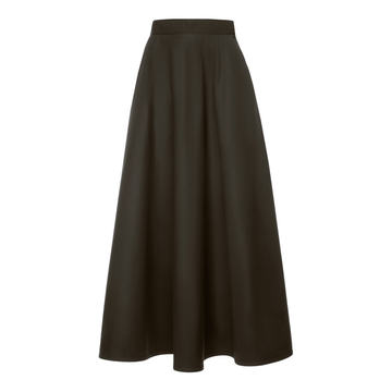 Cotton-Blend A-line Skirt