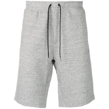 elasticated track shorts