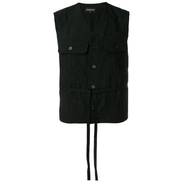 crease effect vest