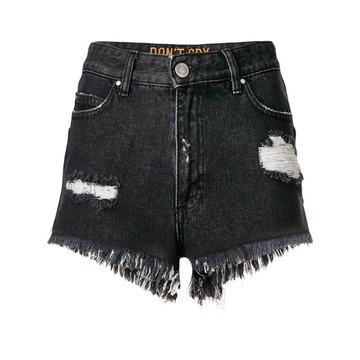 frayed hem shorts