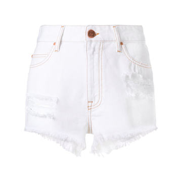 frayed hem shorts