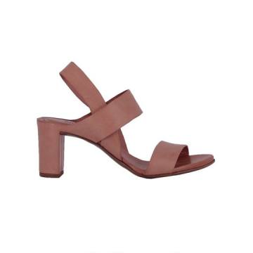 Roberto Del Carlo Pink Leather Sandals