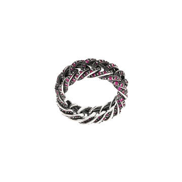 embellished chain ring