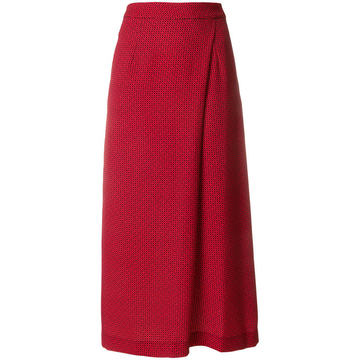 midi a-line skirt