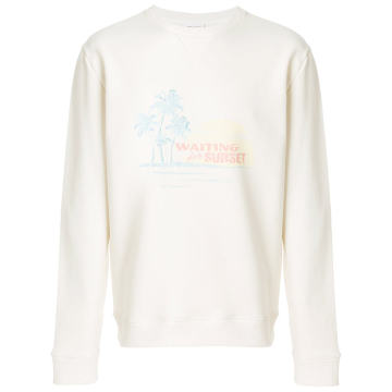Waiting For Sunset embroidered sweatshirt