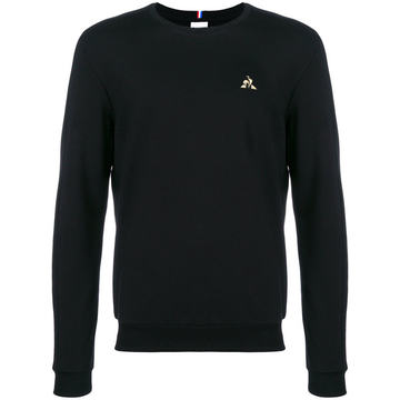 contrast logo jumper