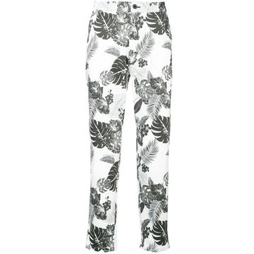 floral print trousers