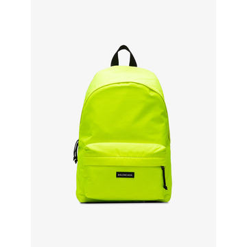 Yellow Neon Explorer Logo Backpack