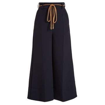 Rabea wide-leg cropped trousers