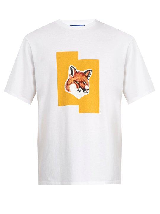 Fox-head crew-neck T-shirt展示图