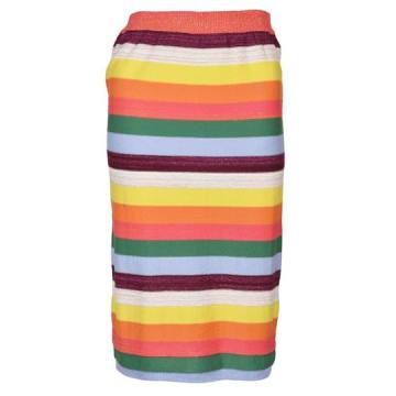 Chiara Bertani Striped Skirt