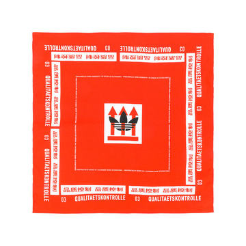 logo print bandana