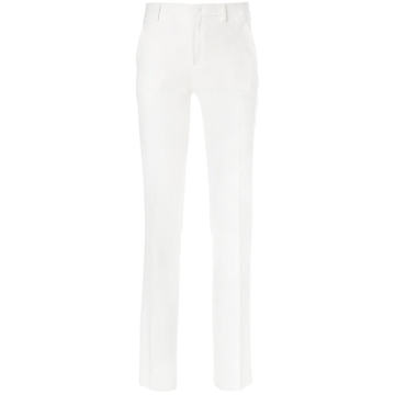 creased slim fit trousers