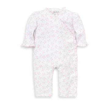 Baby's Bunches of Bows Printed Ruffled Cotton Playsuit