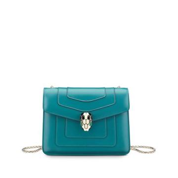 Leather Serpenti Forever Flap Cover Bag